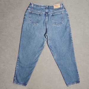 RARE!! Vintage Faded Glory Plus Size Curvy High Rise Baggy Tapered Leg Mom Jeans